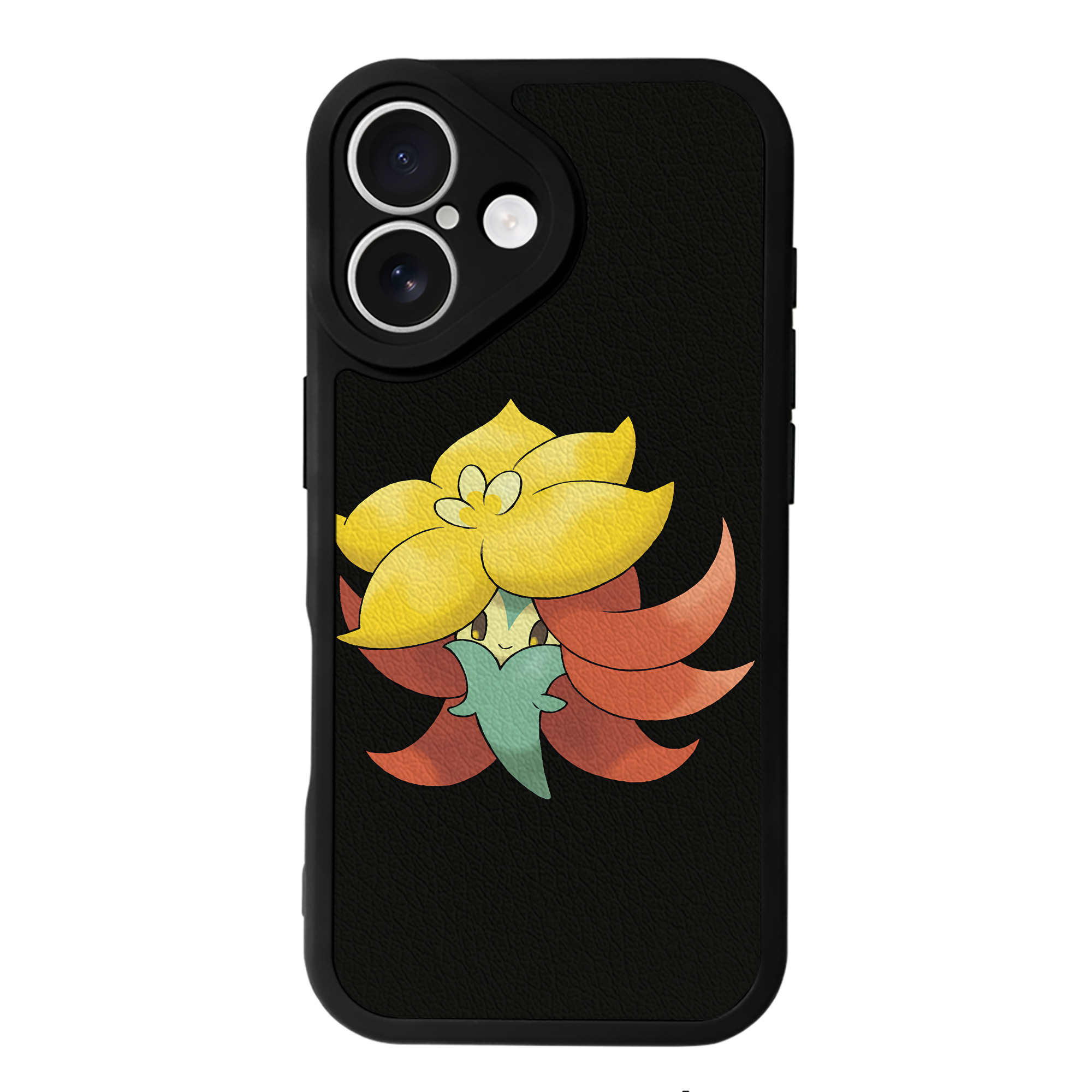 （画像用） ポケットモンスター Pokémon 【iPhone 16シリーズ対応】シリコンスマホケース（レザー調） 材質：シリコン